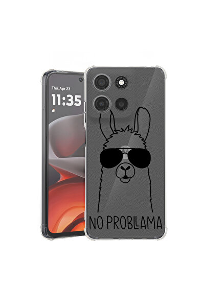 bestcase Carcasă antișoc pentru Motorola Edge 60 Pro cu design No Prob LLama,...