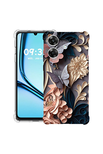 bestcase Carcasă antișoc pentru Realme Note 60 / Note 60X cu design fluture, ...