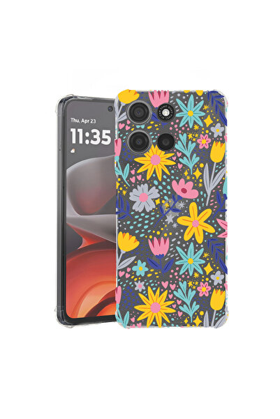 bestcase Husă antișoc pentru Motorola Edge 60 Pro cu design flori mici, 20520...