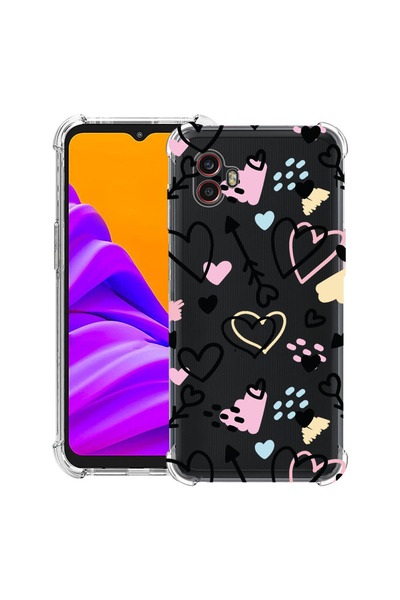 bestcase Carcasă antișoc pentru Samsung Galaxy Xcover 7 Pro cu simboluri de d...