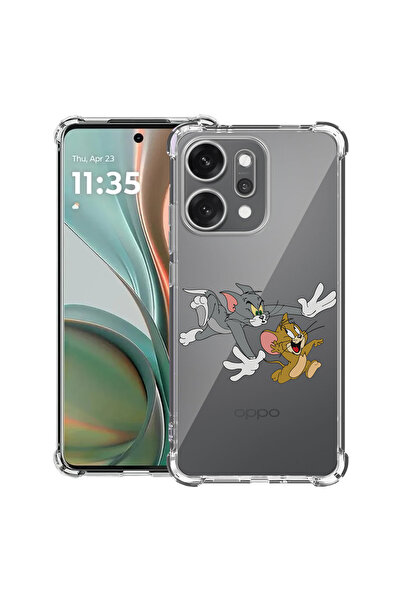 bestcase Αντικραδασμική θήκη πίσω για OPPO Reno 14 5G με σχέδιο Tom And Jerry...