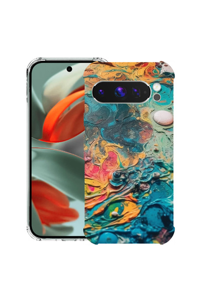 bestcase Husă antișoc pentru Google Pixel 10 Pro XL cu design în culori vibra...
