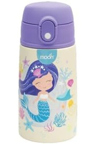 Moon زجاجة مياه معزولة للأطفال - خالية من مادة BPA، بغطاء مانع للتسرب، مصنوعة...