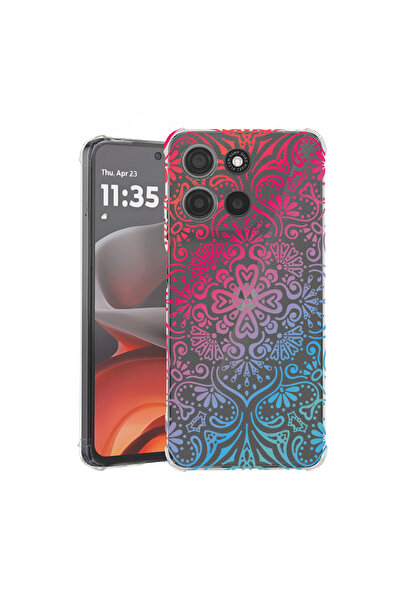bestcase Husă antișoc pentru Motorola Edge 60 Pro cu design Mandala Color, 20...