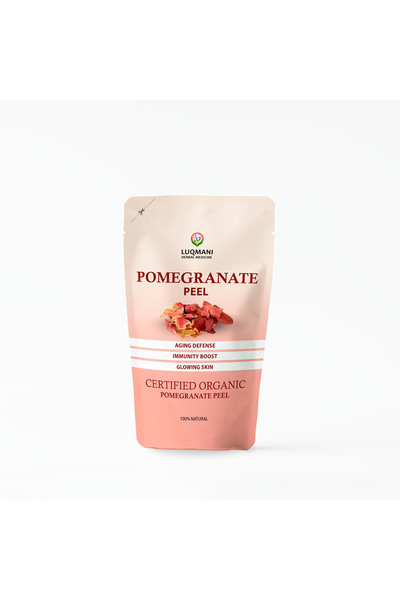 Luqmani herbs قشر الرمان - عبوة 100 جرام الأفضل لقناع الوجه