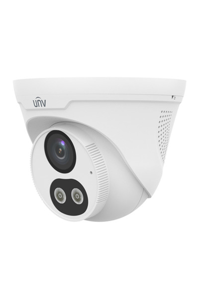 Uniview ColorHunter Dual-Light IP Camera, 8MP, 2.8mm lens, IR 30m, WL 30m, Audio - UNV IPC3618LE-ADF28KC-DL