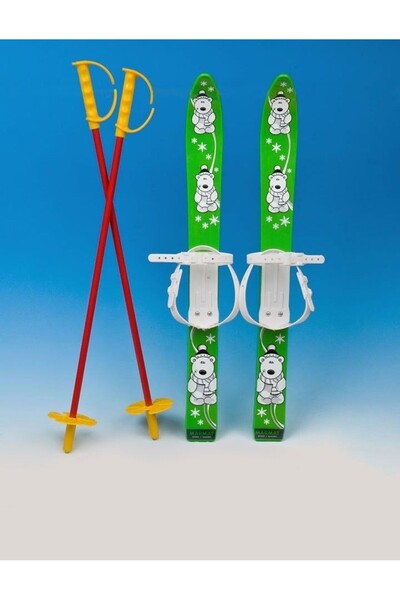 MARMAT Schiuri mici pentru copii, Marmat, verde, 70 cm