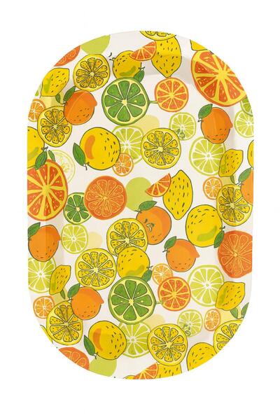 Blusmart Σκληρό πλαστικό δίσκο 41,5x28 cm, μοντέλο εσπεριδοειδών