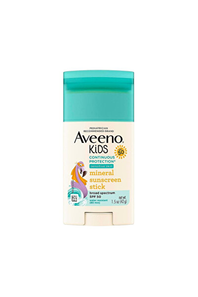 AVEENO Kids Mineral Sunscreen Stick SPF 50 for Sensitive Skin - 42g