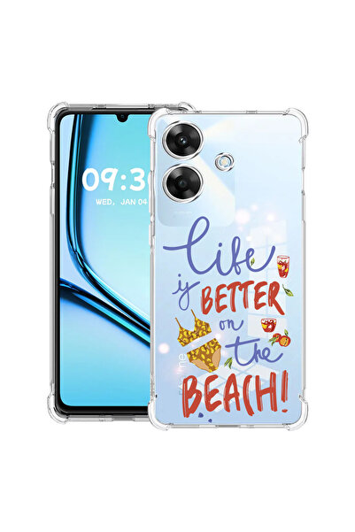 bestcase Carcasă antișoc pentru Realme Note 60 / Note 60X cu design Beach, 20...