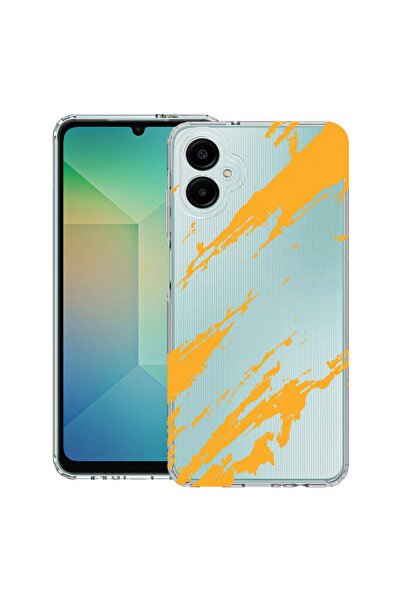 bestcase Husă antișoc pentru Samsung Galaxy A07 4G cu design cu dungi aurii, ...