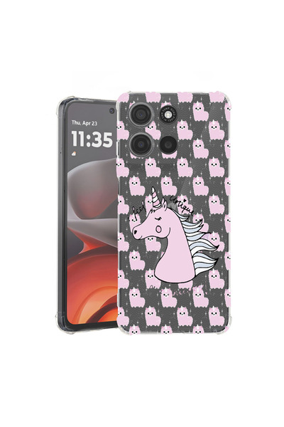 bestcase Husă antișoc pentru Motorola Edge 60 Pro cu design Unicorn - I Feel ...
