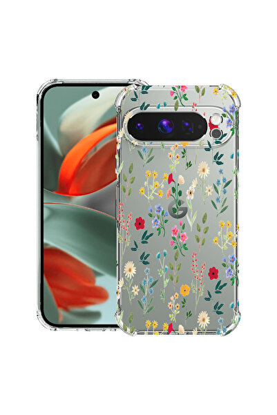 bestcase Husă antișoc pentru Google Pixel 10 Pro XL cu design Flori de primăv...