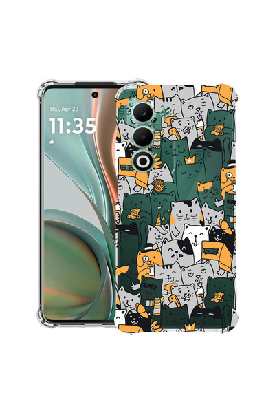bestcase Carcasă antișoc pentru Xiaomi Redmi 15 5G (169 mm), model pisică, 20...