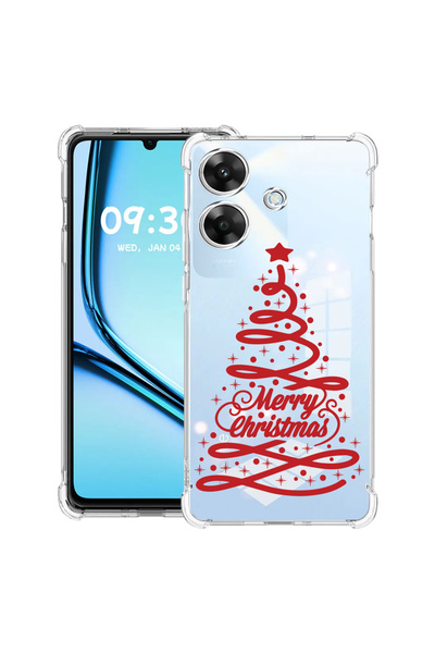 bestcase Carcasă antișoc pentru Realme Note 60 / Note 60X cu design brad de C...