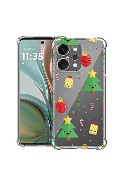 bestcase Husă antișoc pentru OPPO Reno 14 5G cu design brad de Crăciun, 20520...