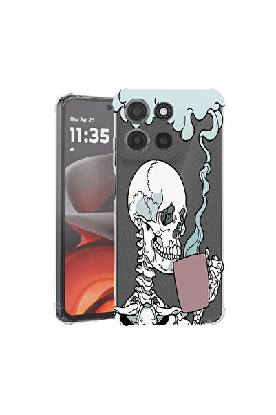 bestcase Carcasă antișoc pentru Motorola Edge 60 Pro cu design craniu, 205205...