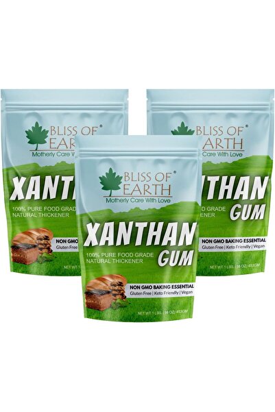 bliss of earth مسحوق صمغ الزانثان 100٪ نقي صالح للأكل طبيعي خالٍ من الغلوتين،...