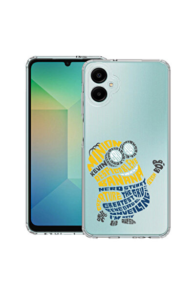 bestcase Husă antișoc pentru Samsung Galaxy A07 4G cu design caligrafic Minio...