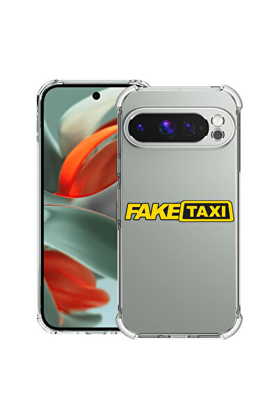 bestcase Husă antișoc pentru Google Pixel 10 Pro XL cu design Fake Taxi, 2052063 AS 1793