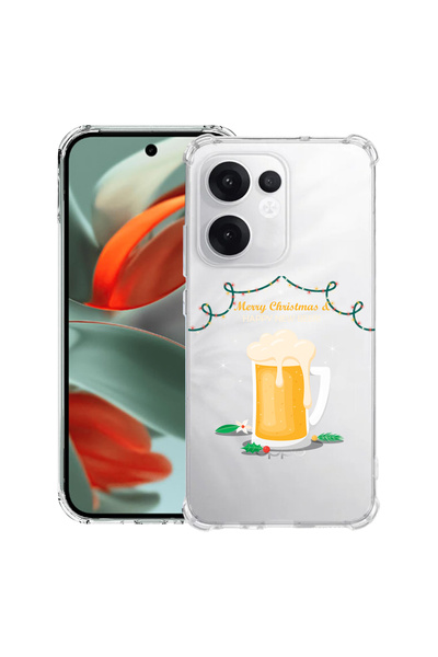 bestcase Husă antișoc pentru OPPO Reno 14 F / FS cu design Happy New Beer!, 2052058 AS 1606