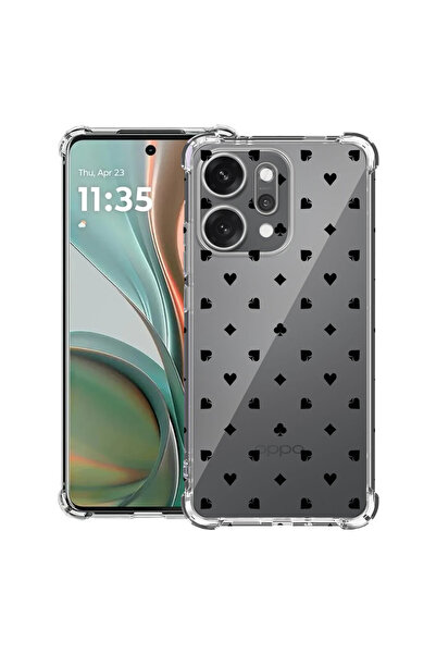 bestcase Husă antișoc pentru OPPO Reno 14 5G cu design simplu cu model de pok...