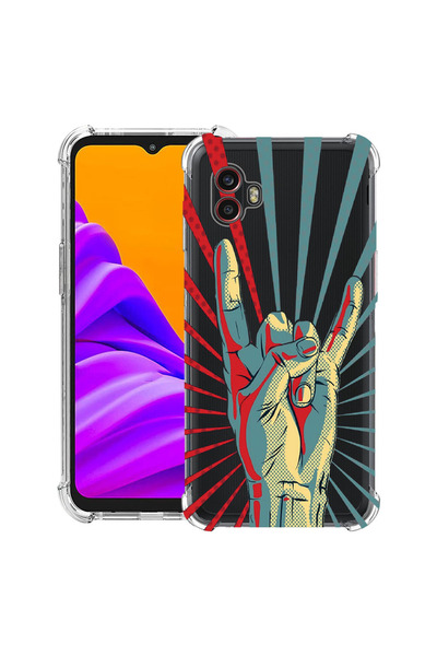 bestcase Husă antișoc pentru Samsung Galaxy Xcover 7 Pro cu design Rock Festi...