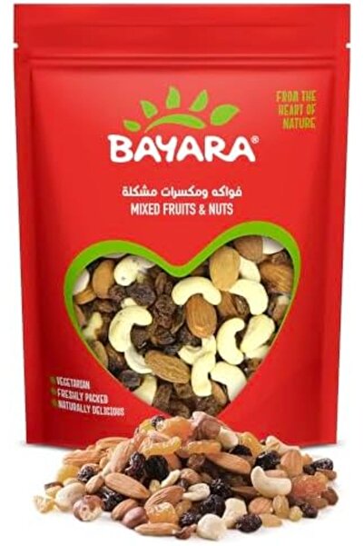 Bayara مزيج من الفواكه المجففة والمكسرات، 200 جرام