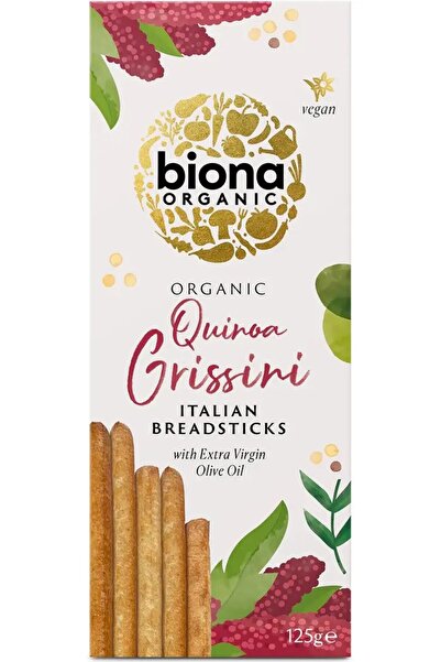 JollyMag Organic quinoa and olive oil breadsticks 125g Biona