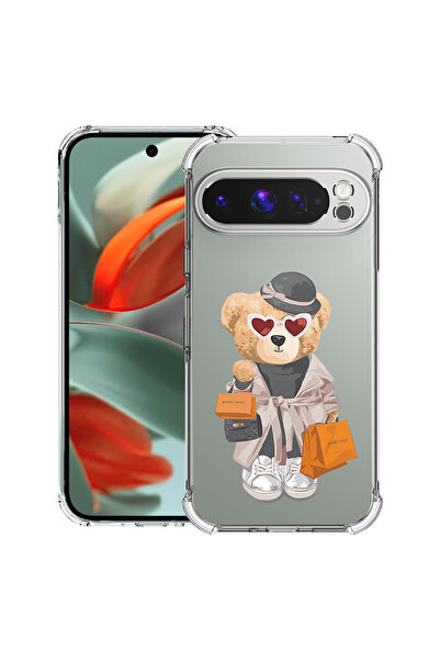 bestcase Carcasă antișoc Husa compatibilă cu Google Pixel 10 Pro / Pixel 10, Teddy Bear Shopping,