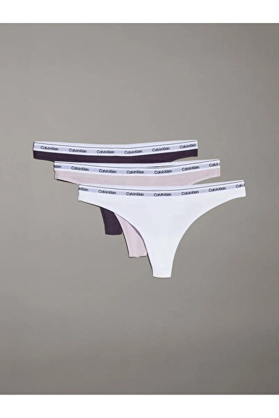 Calvin Klein Kadın Marka Logolu Elastik Bantlı Günlük Kullanıma Uygun Renkli Külot 000QD5209E QA7