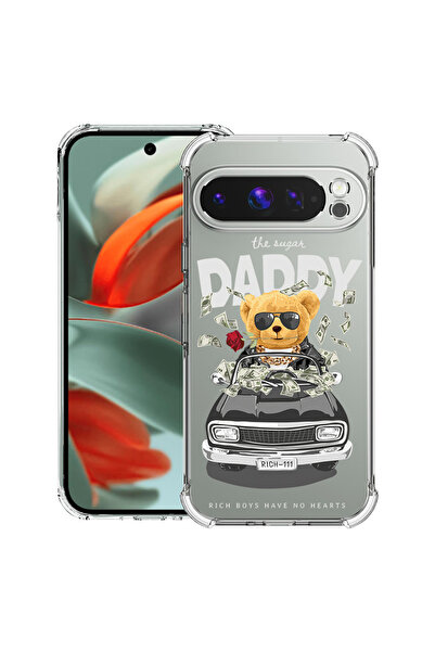bestcase Husă antișoc pentru Google Pixel 10 Pro XL cu design Daddy Teddy Bea...
