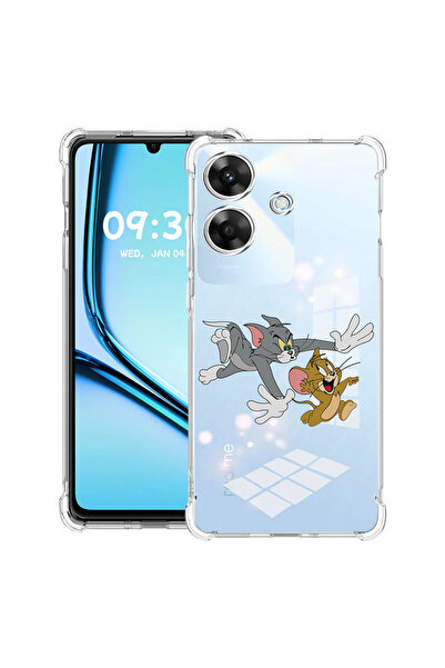 bestcase Αντικραδασμική θήκη πίσω για Realme Note 60 / Note 60X με σχέδιο Tom...