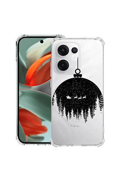 bestcase Carcasă antișoc Husa compatibilă cu Oppo Reno15 Pro, Xmas Globe,