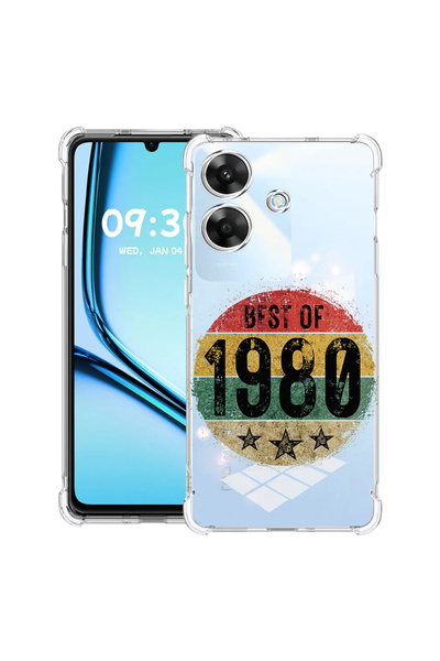 bestcase Αντικραδασμική θήκη πίσω για Realme Note 60 / Note 60X με σχεδιασμό ...