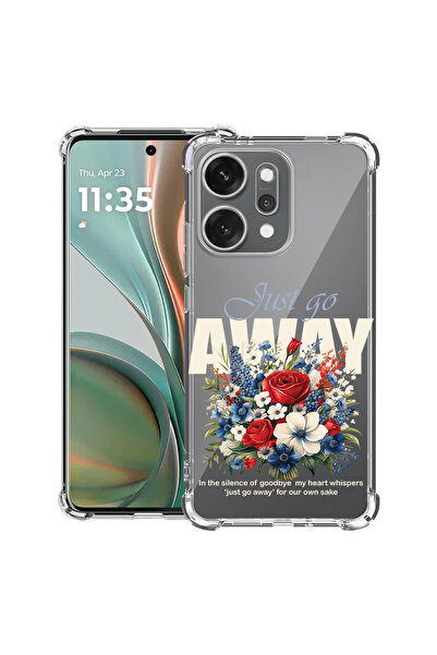 bestcase Anti Shock Back Case For OPPO Reno 14 5G with Design Just Go Away, 2...