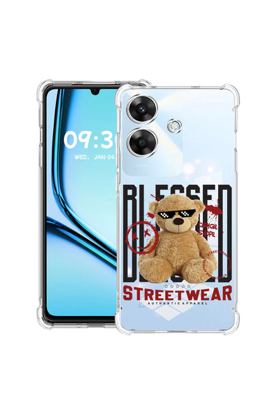 bestcase Carcasă antișoc pentru Realme Note 60 / Note 60X cu design Teddy Bea...