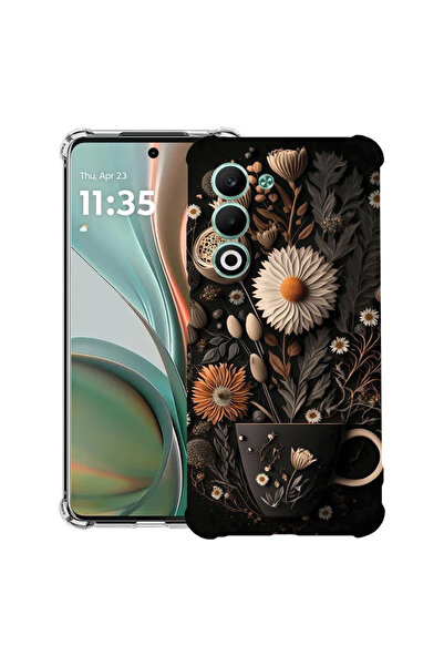 bestcase Carcasă antișoc pentru OPPO A5 5G cu design Happy Flowers, 2052056 AS 1159