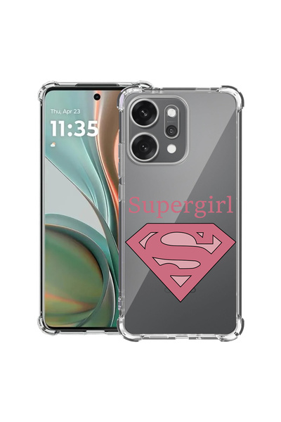 bestcase Anti Shock Back Case For OPPO Reno 14 5G with Design Supergirl, 2052...
