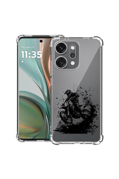 bestcase Удароустойчив гръб за OPPO Reno 14 5G с дизайн MotoCross, 2052057 AS...