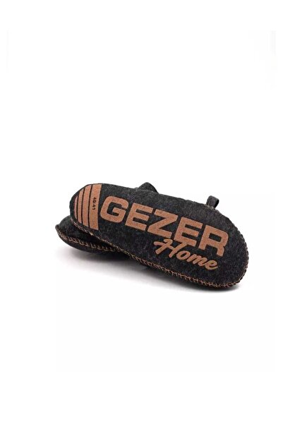 SWORD Erkek Kışlık Terlik | Keçe Sessiz Kaymaz Ev Terliği | Misafir Terliği