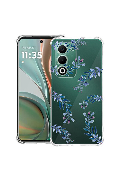 bestcase Carcasă antișoc pentru OPPO A5 5G cu design flori albastre, 2052056 ...
