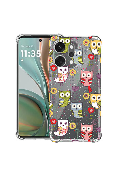 bestcase Husă antișoc pentru OPPO Reno 14 5G cu model cu bufniță, 2052057 AS ...