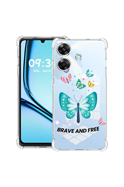 bestcase Husă antișoc pentru Realme Note 60 / Note 60X cu design fluturi, 205...