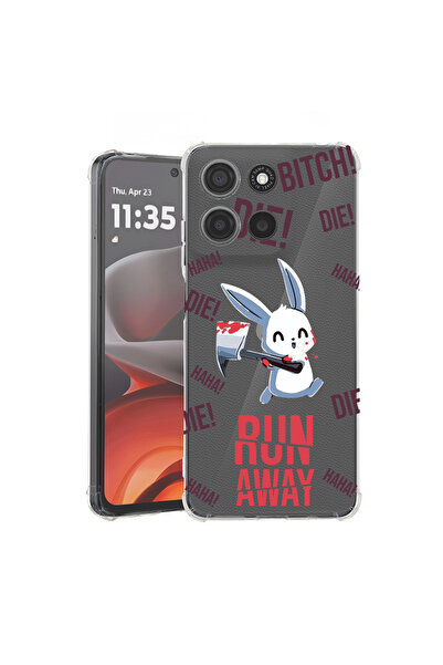 bestcase Husă antișoc pentru Motorola Edge 60 Pro cu design Run away!, 205205...