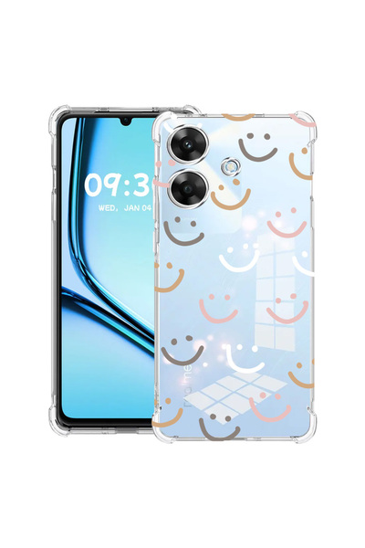 bestcase Husă antișoc pentru Realme Note 60 / Note 60X cu design Smile Please, 2052062 AS 985