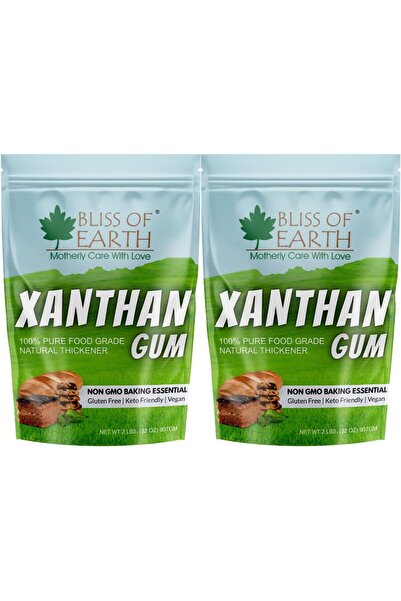 bliss of earth مسحوق صمغ الزانثان 100٪ نقي صالح للأكل طبيعي خالٍ من الغلوتين،...