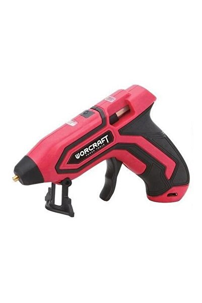 JollyMag Pistol de lipit cu baton silicon, 7 mm, cu acumulator 1.5Ah, Worcraft