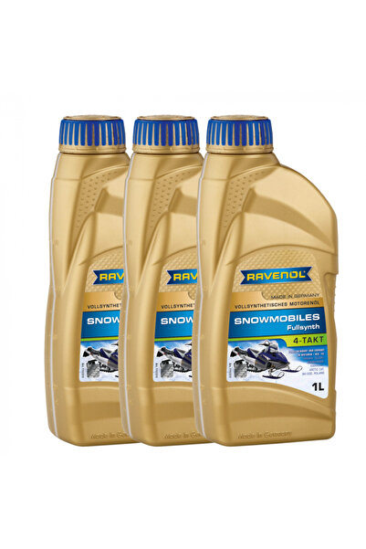 RAVENOL Pachet de ulei de 3 litri pentru snowmobile 4T Full Synth