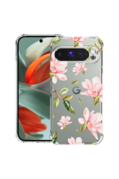 bestcase Husă antișoc pentru Google Pixel 10 Pro XL cu colecția Design Flower...